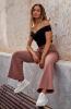 Chocolate Brown wide leg trousers