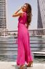 chic maxi pink dress