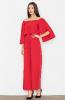 Chic red jumpsuit