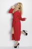 long luxurious red viscose negligee