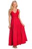 red nylon nightgown