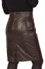 leather skirt ease slit