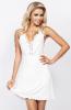 White viscose and lace nightie