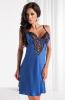 blue satin and lace nightie