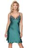green satin and lace nightie