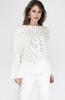 feminine white sweater