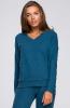 blue woman pullover