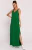chic green long dress
