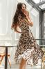 leopard elegant dress