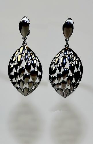 Fashion earring clips silver