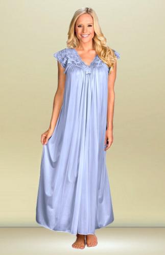 lace nylon nightgown