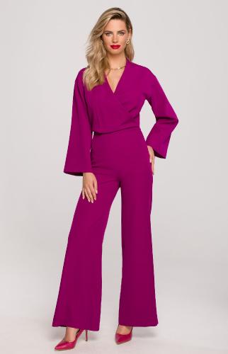 purple jumpsuit
