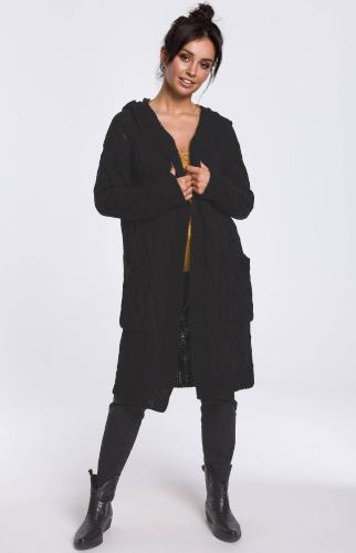 black long cardigan