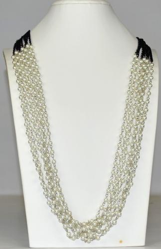 long necklace for a dress