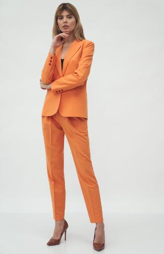 orange woman jacket for the office