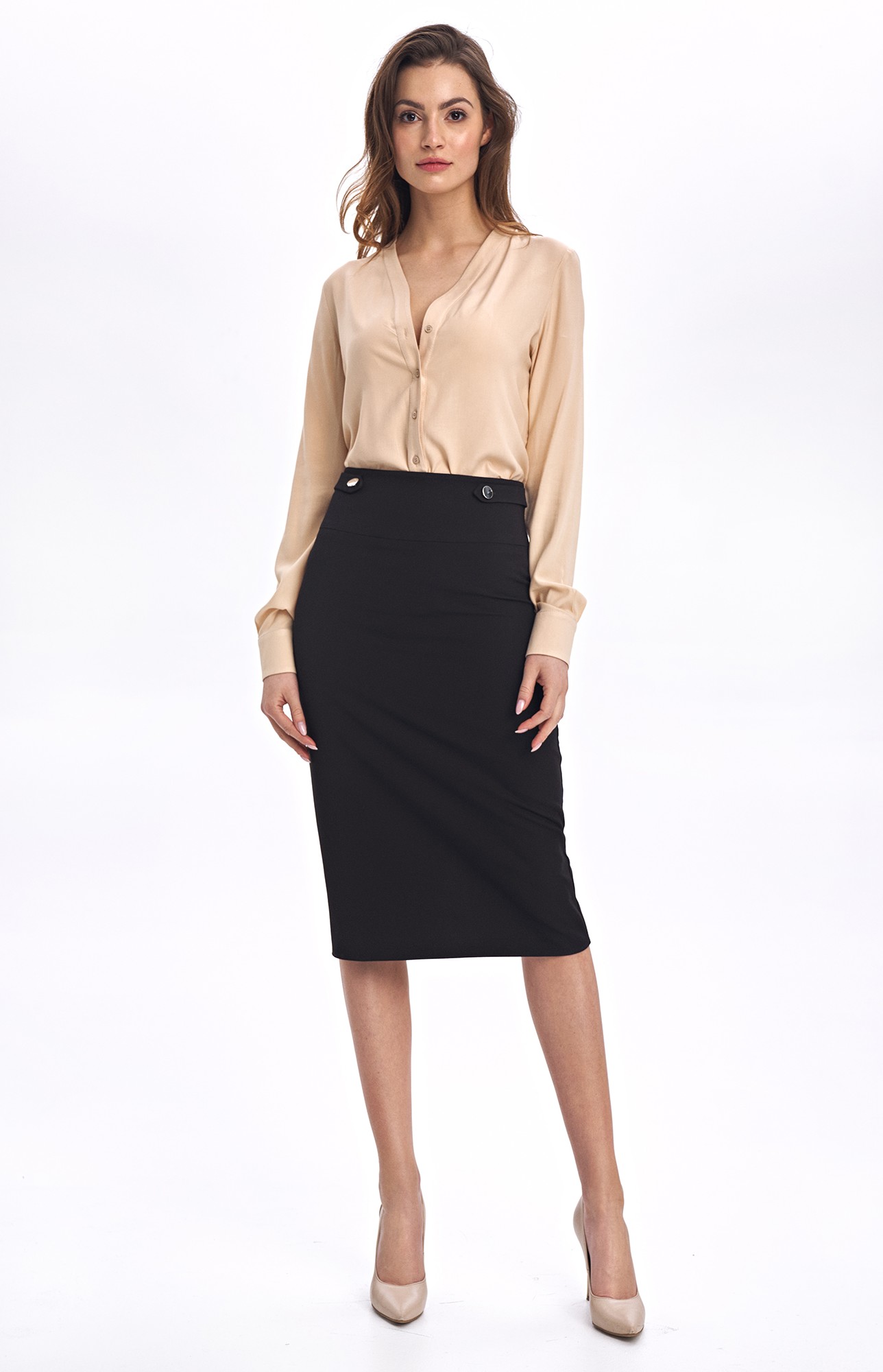 Office Black Pencil Skirt Colett Csp14n Idresstocode Online Boutique Of Negligee And