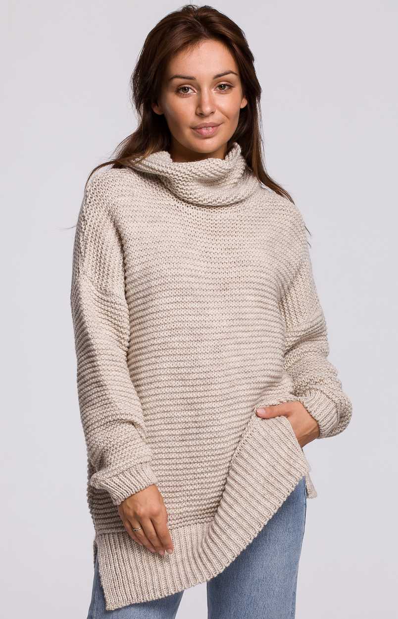 Beige oversize sweater