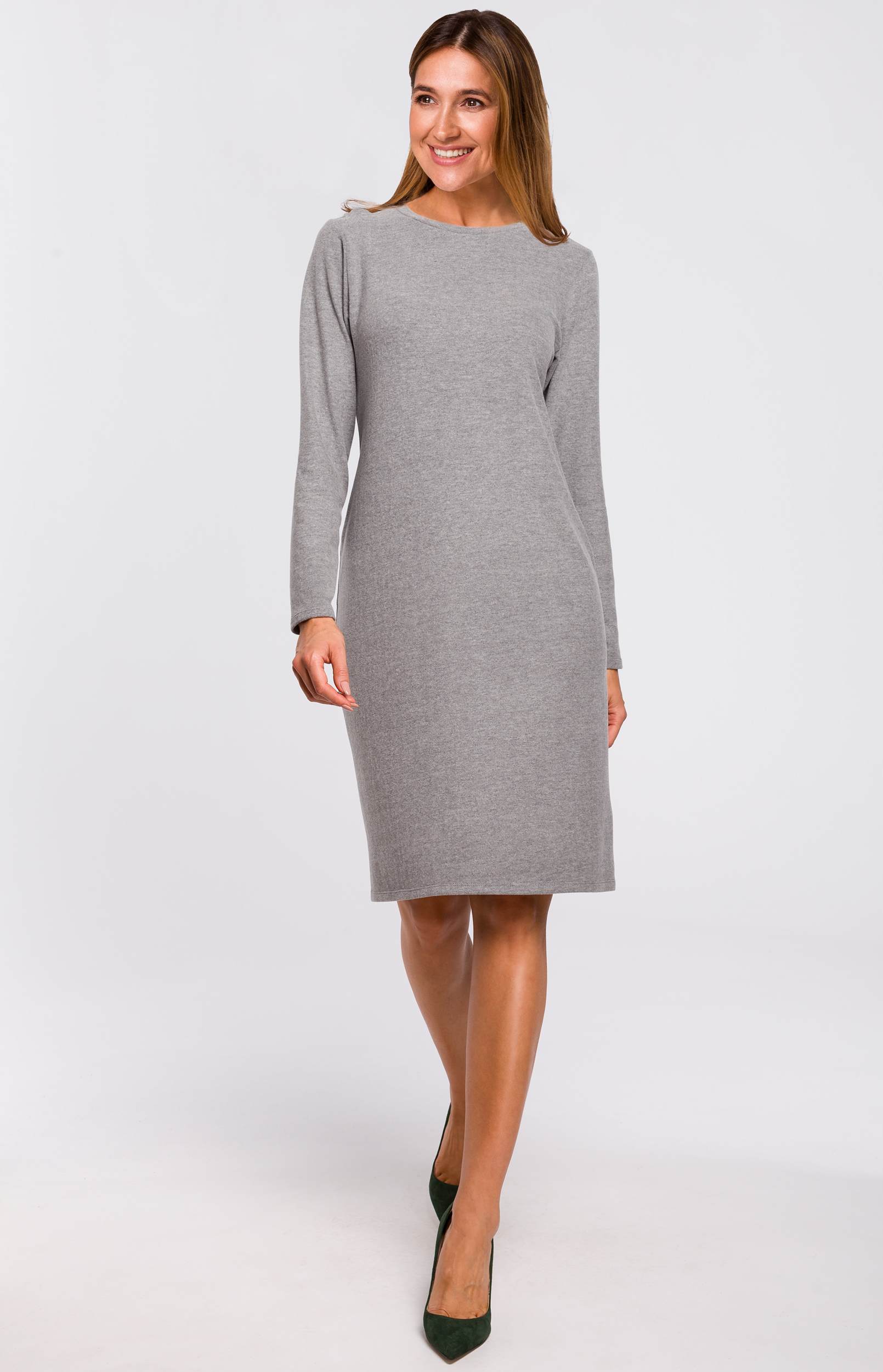 Gray sweat shift dress Style S178G : idresstocode: online boutique of ...