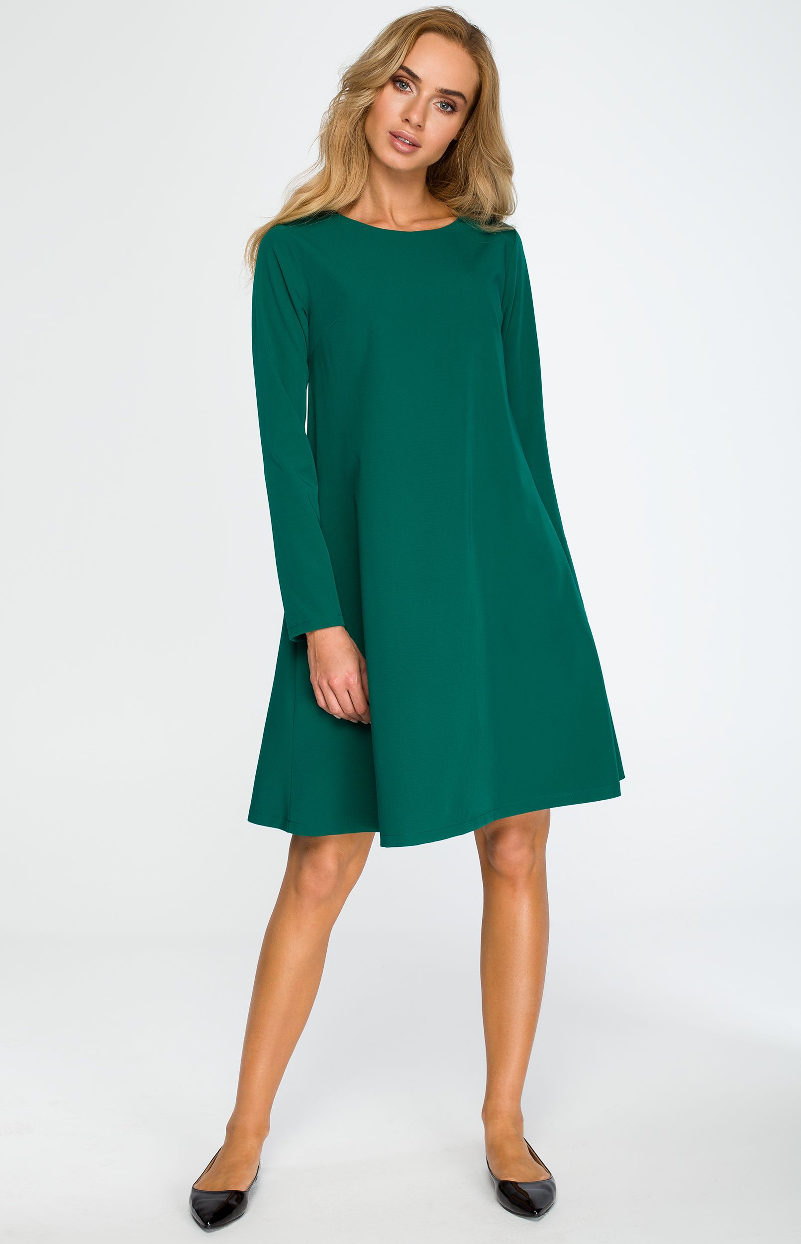 Robe Trapeze Verte Online Store, UP TO ...