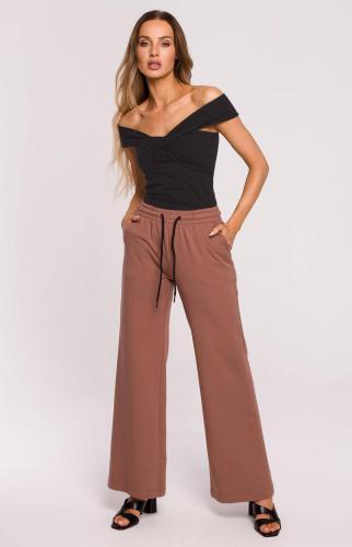 pantalon femme marron